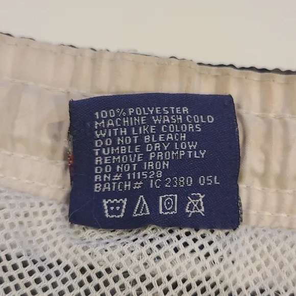 3/$20 US Apparel Black & Tan Hawaiian Print Swim Trunks - Picture 7 of 7